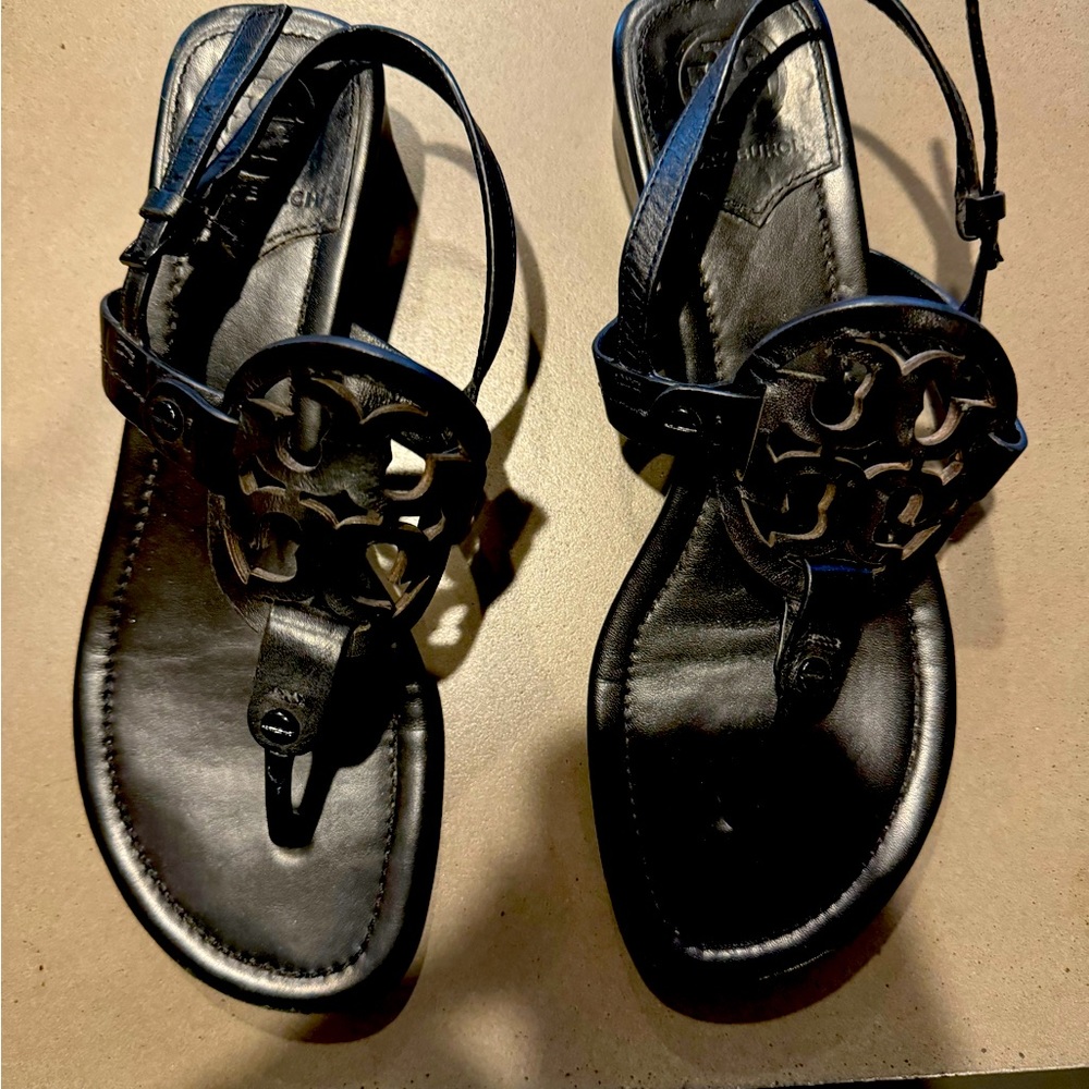 Tory Burch black sandals size 6
